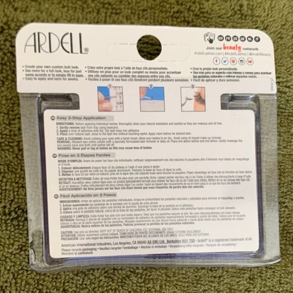 **NEW** Ardell Duralash Individual Singles Knotted Black,  Short, Lashes 3 Packs - Picture 5 of 5